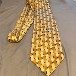 Gold men’s necktie